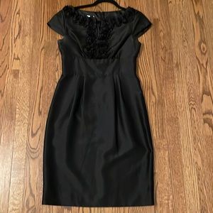 London times evening dress worn once. Black size 4 very elegant, zip back